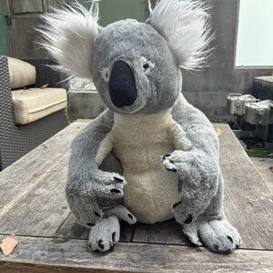 Adorable Gray and Cream Koala Plush